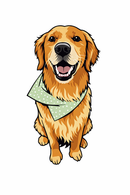 Clip art that OpenAI's image model drew from that photo.